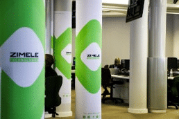 Zimele lab branding at UWC